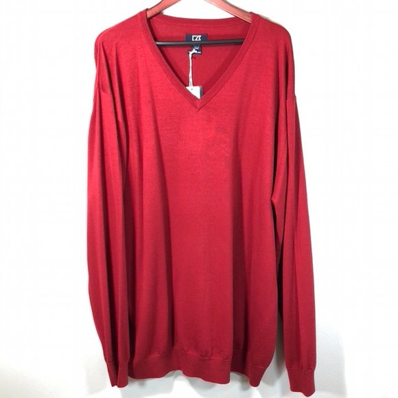 Cutter & Buck Men's Douglas V-Neck Washable Wool - Picture 6 of 7